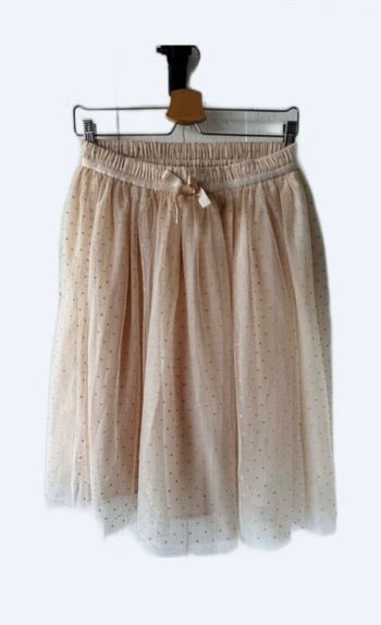 Jupe tulle plumetis Mademoiselle R Doublée et deux épaisseurs de tulle/plumetis