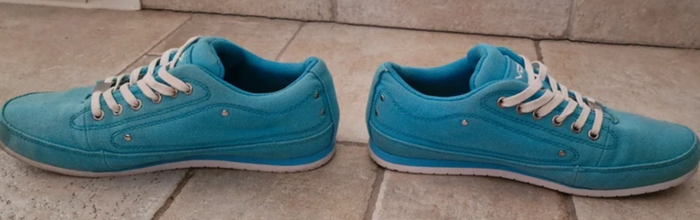 Baskets VO7 Yacht 13 – Turquoise – Pointure 40 – Bon état - photo numéro 7