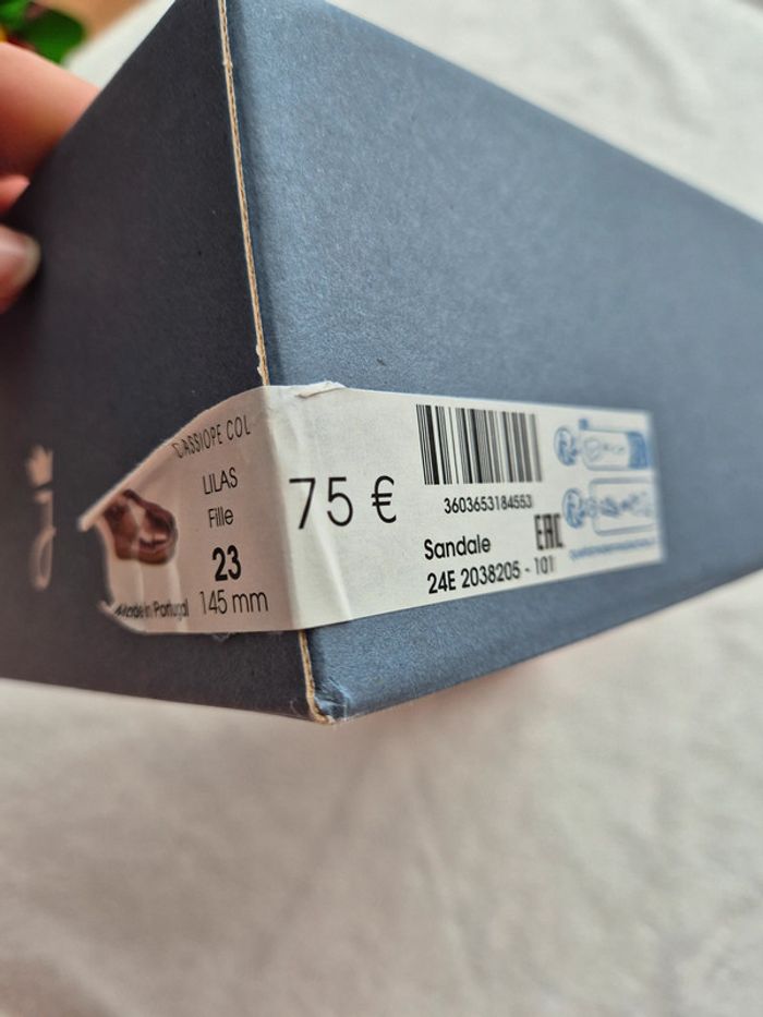 magnifiques chaussures d'été rose Jacadi - photo numéro 6