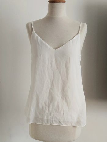 Débardeur blanc  à bretelles Primark taille 36