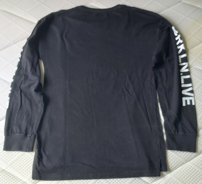 T shirt manches longues noir 16 ans - photo numéro 3