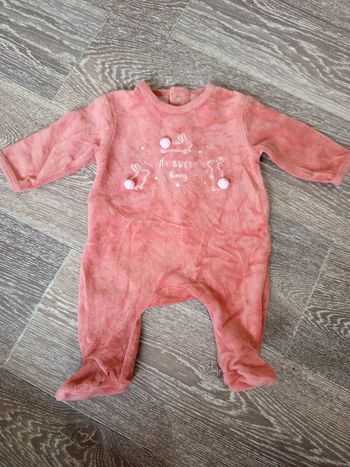 Pyjama Kiabi 1 mois rose