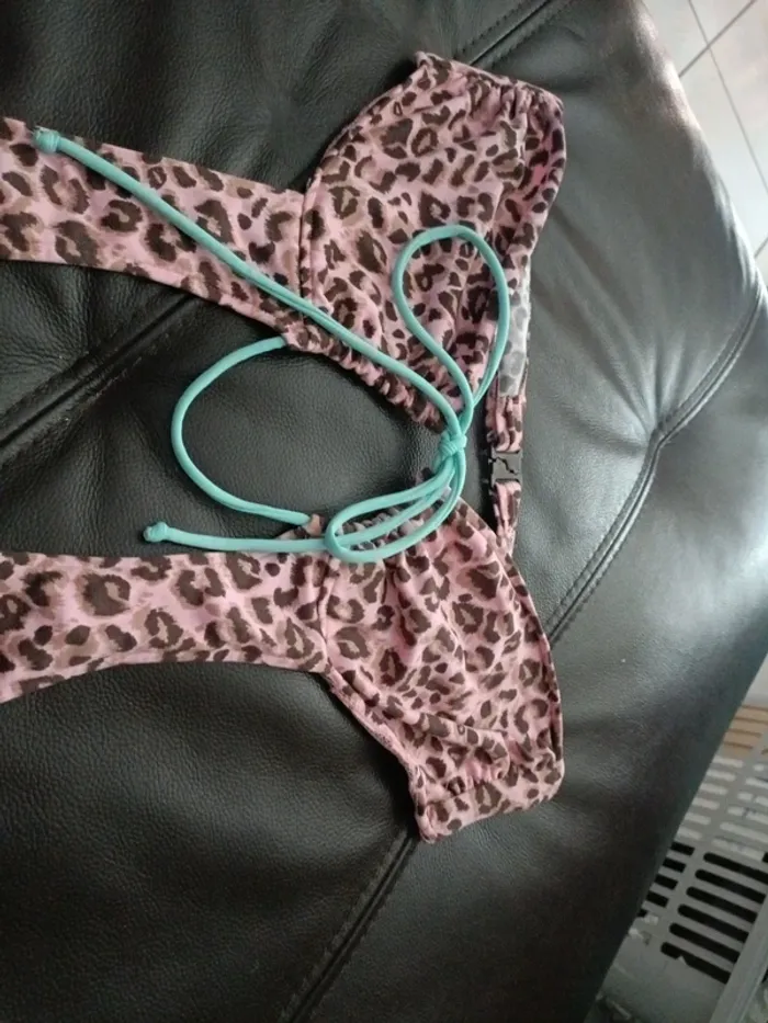 Maillot sexy léopard rose 38 in extenso - photo numéro 2