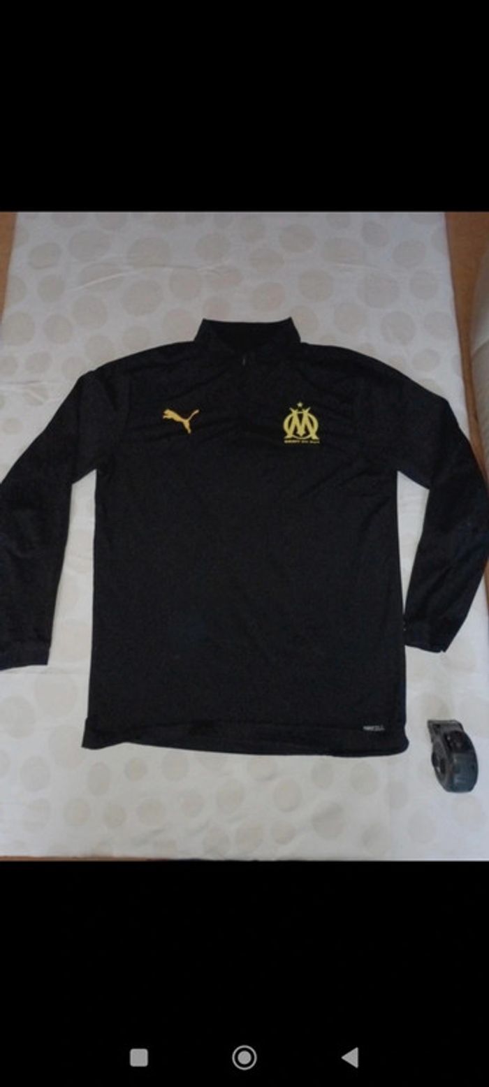 Tee shirt manches longues sport Puma x Olympique de Marseille taille 14 ans