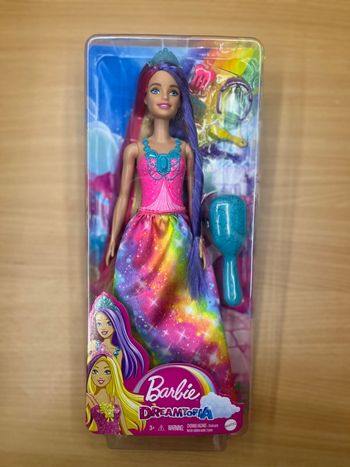 🎀 Barbie Dreamtopia Royal – Cheveux bicolores extra-longs 🎀