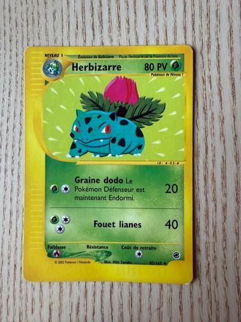 Carte Pokémon Herbizarre 82/165 Expédition