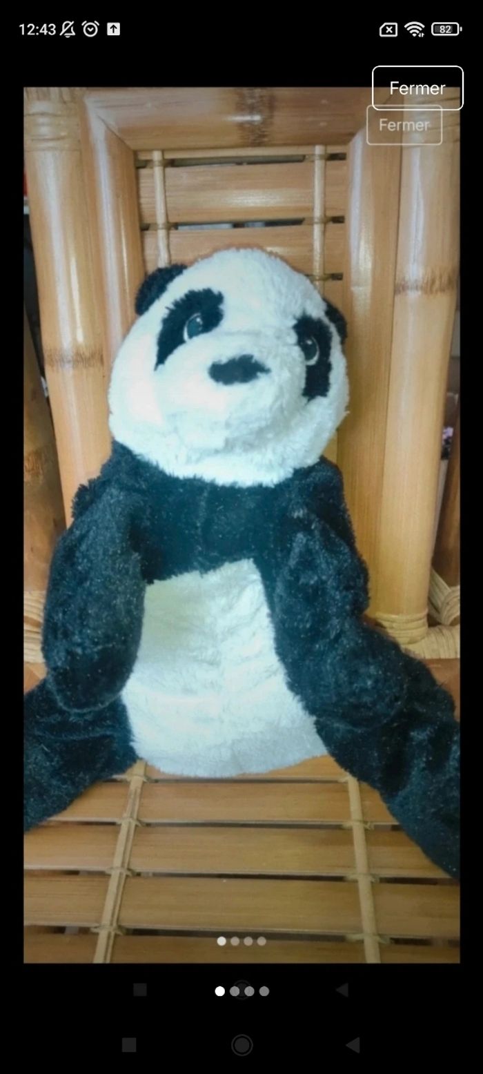 Peluche Panda j10 - photo numéro 4