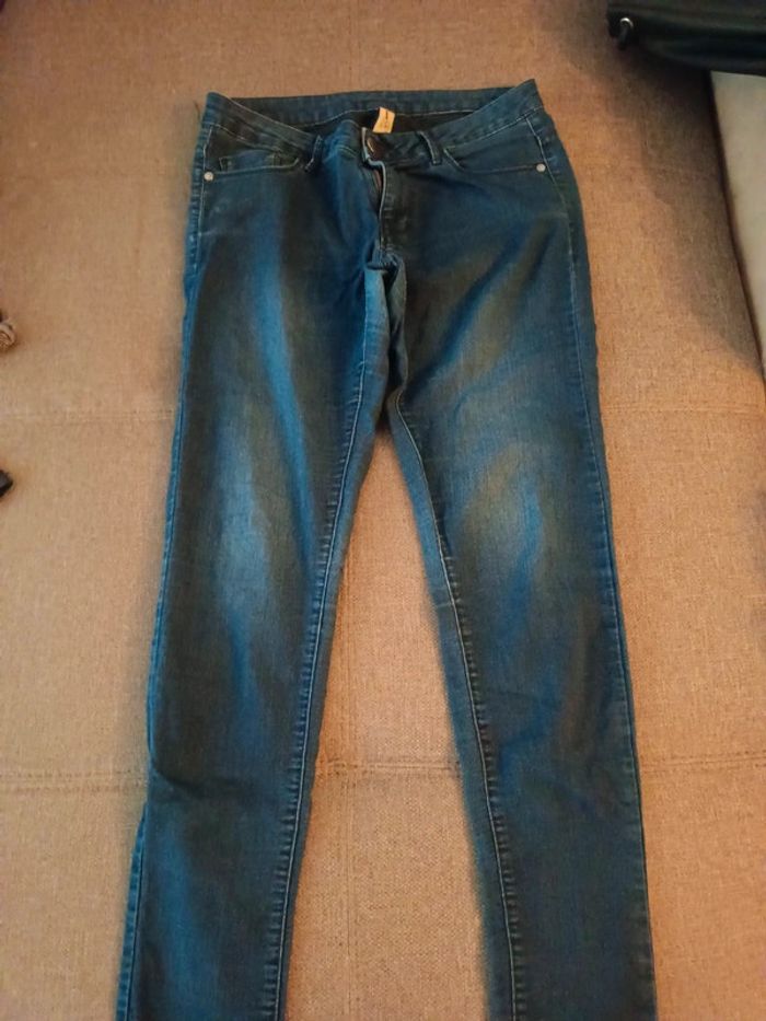 Lot de 5 jeans femme taille 38 - photo numéro 9