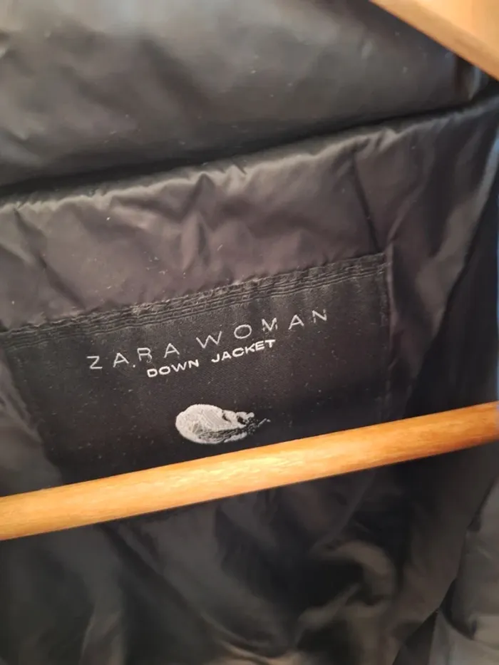 Veste doudoune Zara noir femme M - photo numéro 6