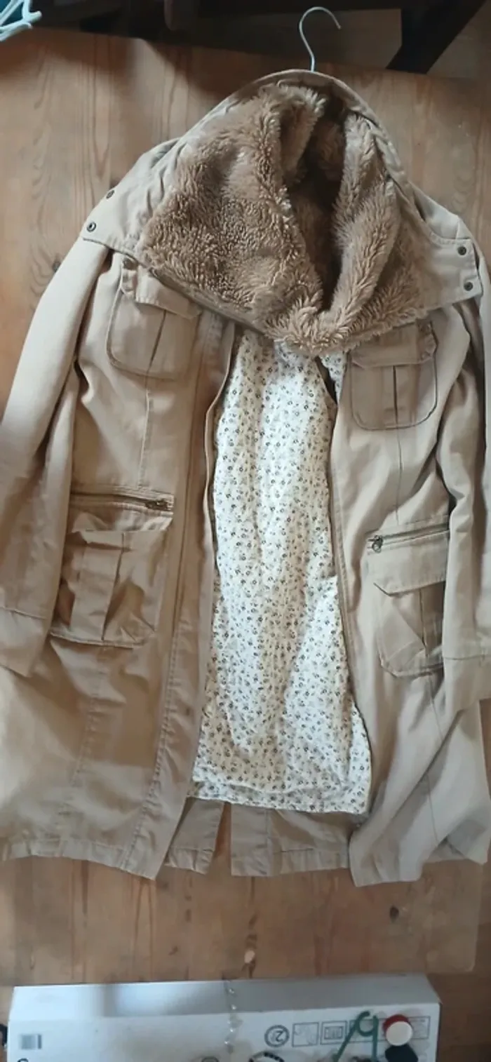 Long manteau beige - photo numéro 10