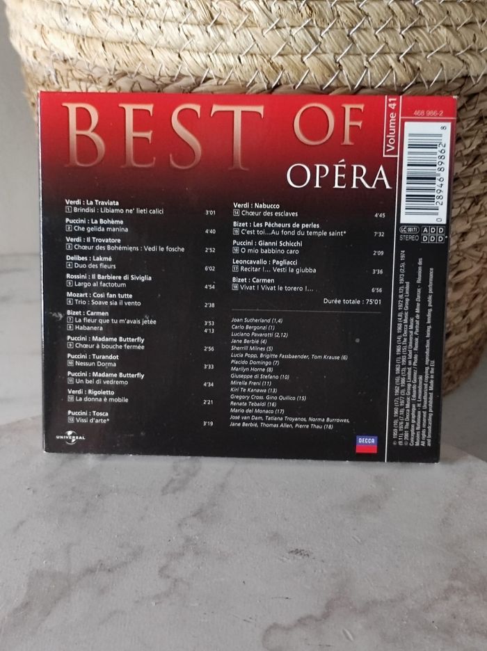CD Best of opera n°41 - photo numéro 2