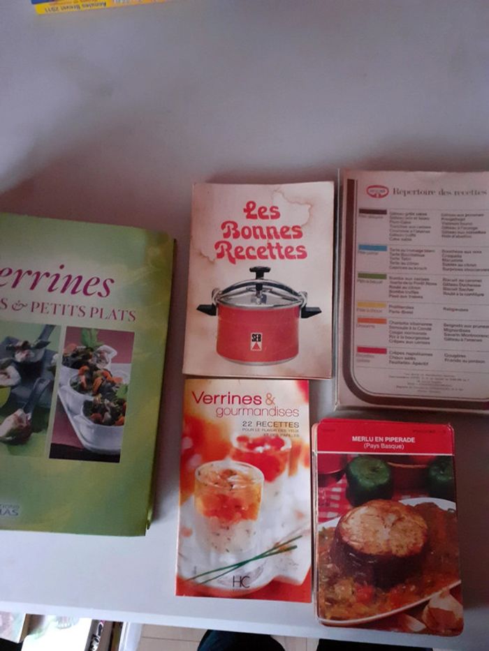 Lot livres recettes