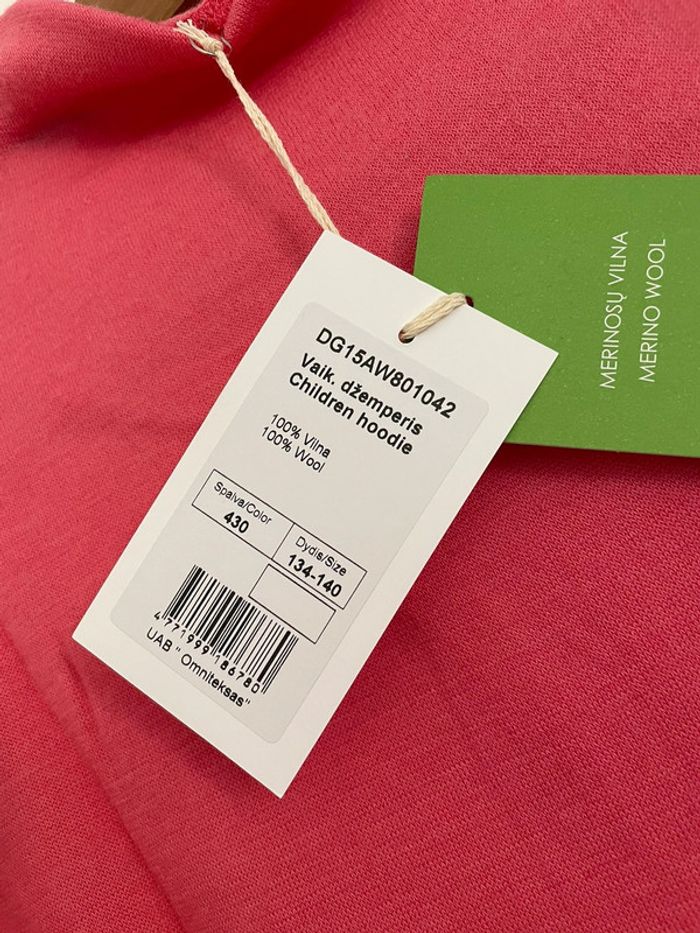 Sweat-shirt en laine mérinos 9 ans - photo numéro 2