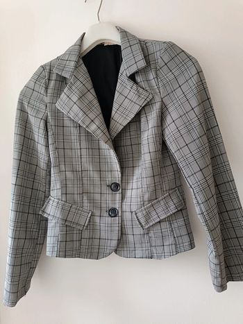 Blazer à carreaux - neuf - taille S/M