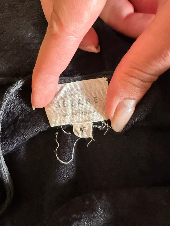 Robe Sézane noire taille 38 - photo numéro 6