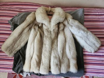 Manteau vintage en fourrure naturelle