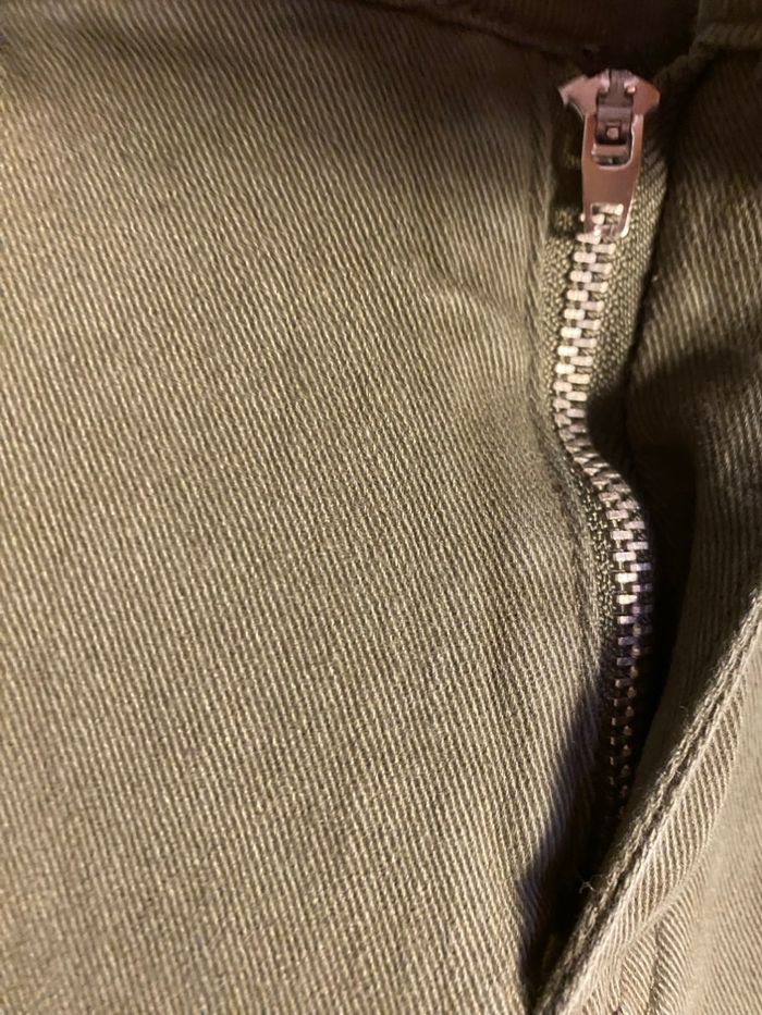 Jeans cargo kaki 38 /M Marivy - photo numéro 7