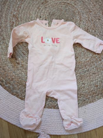 Pyjama léger une pièce 3 mois 