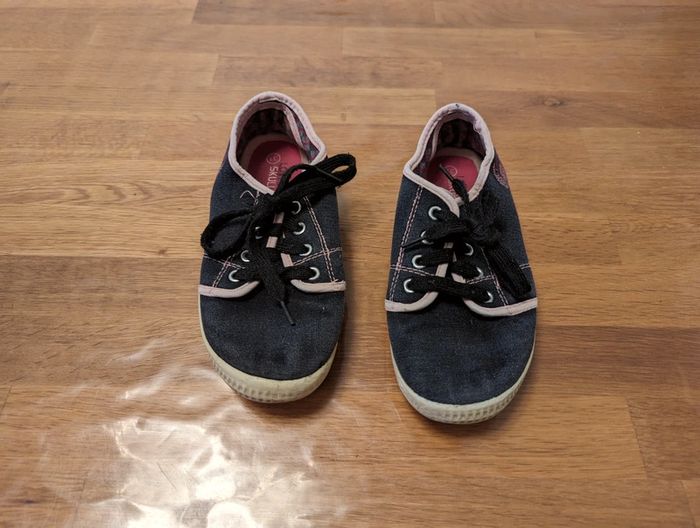 Basket en toile fille pointure 31