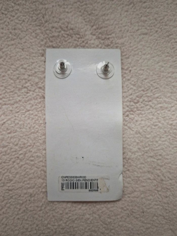 Neuf jolie paire de boucles d'oreilles pendente argenté - photo numéro 3