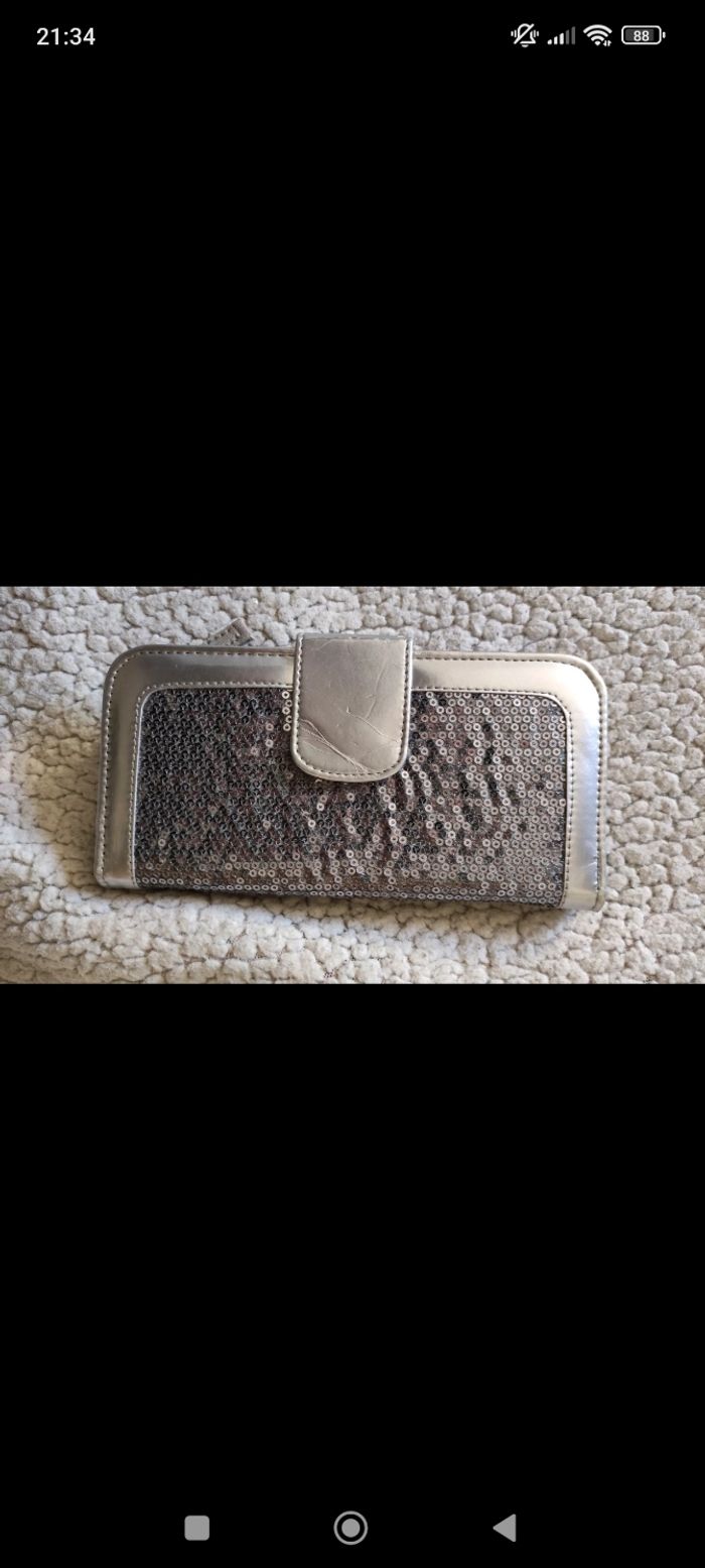 Pochette argentée Eram - photo numéro 2