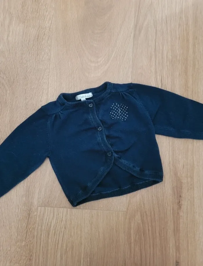 Gilet fille Kitchoun 12 mois