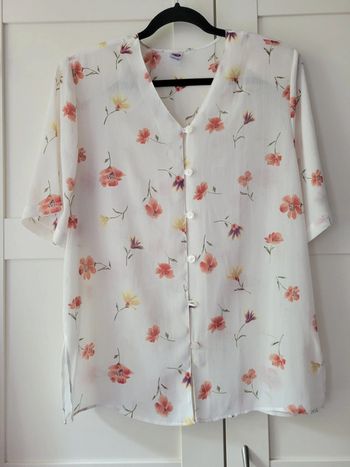 Blouse chemisier fleurit