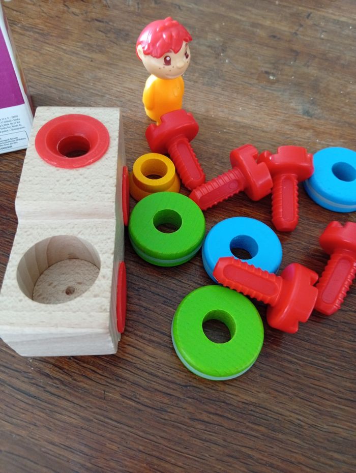Jeu de construction en bois - photo numéro 3