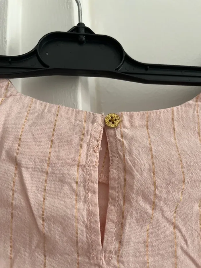 Petite robe rose clair fille 3 ans Tissaia - photo numéro 4