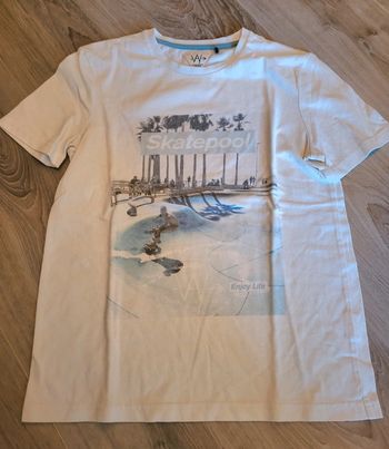 Tee-shirt blanc MC IKKS taille S