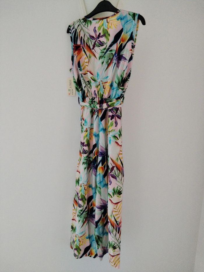 Combinaison pantalon fleuri sans manches - photo numéro 6