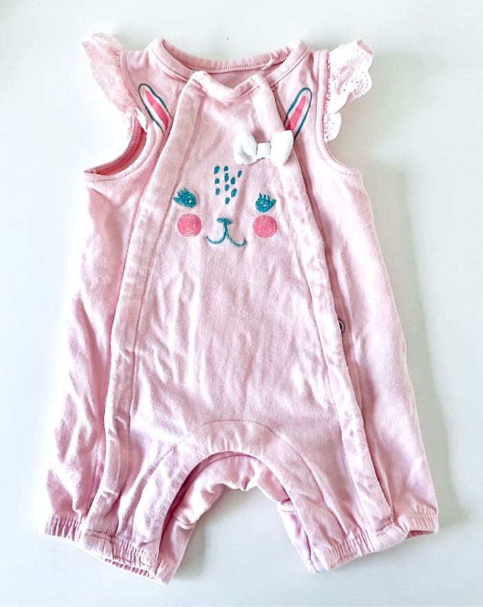 Combinaison rose « Orchestra » 1 mois