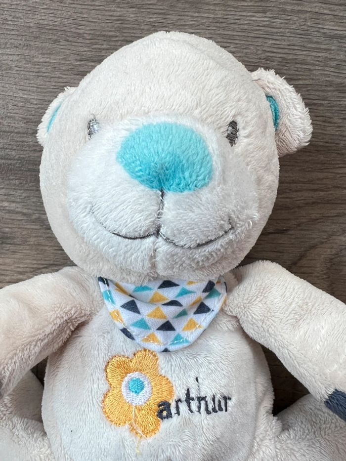 Doudou ours Arthur Arthur et Lola Bebisol - photo numéro 3