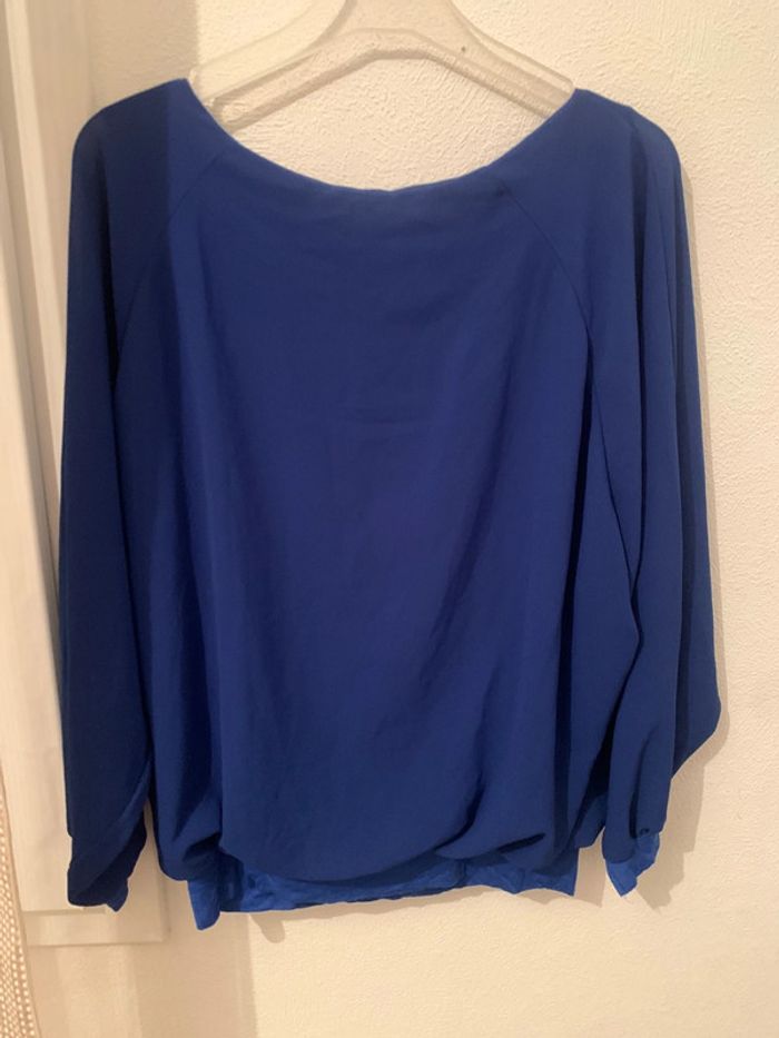 haut bleu avec manches - photo numéro 6