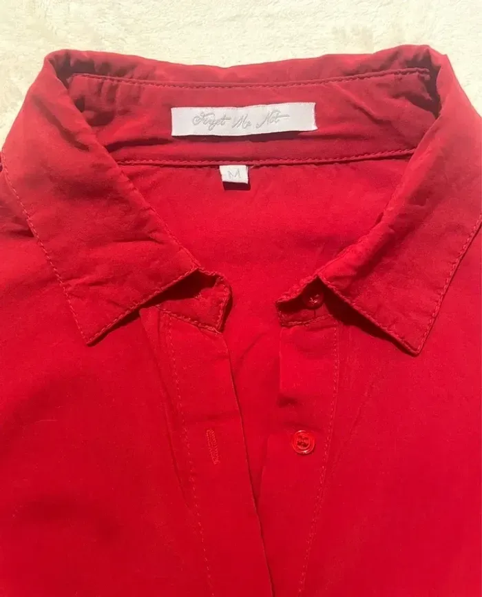 Chemise rouge - Cinelle Boutique - Taille M - Femme - photo numéro 3