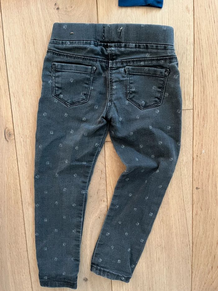 Pantalon jean gris DPAM 2 ans - photo numéro 4
