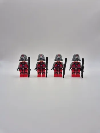 Figurines type lego 4 Sith troopers stormtroopers star wars