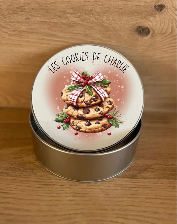 Boîte à biscuits/sablés/gâteaux/chocolats/bonbons personnalisée - photo numéro 3