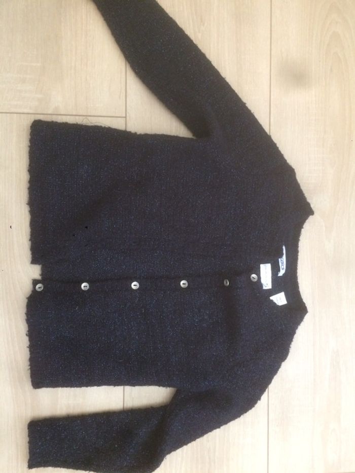 Gilet fille brillant