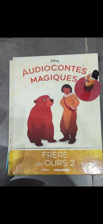 Numéro66 Livre + figurine édition audiocontes Magiques Altaya édition disney audio compte conte