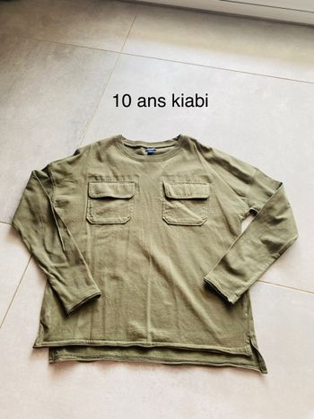 Tee shirt kaki kiabi 10 ans