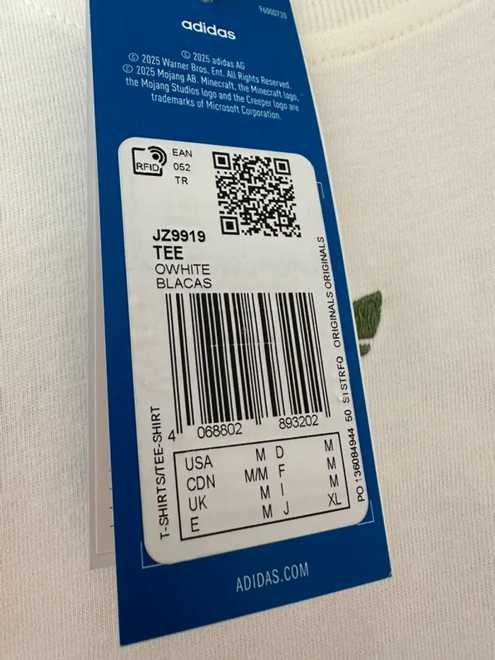 Adidas tshirt minecraft taille M neuf - photo numéro 4