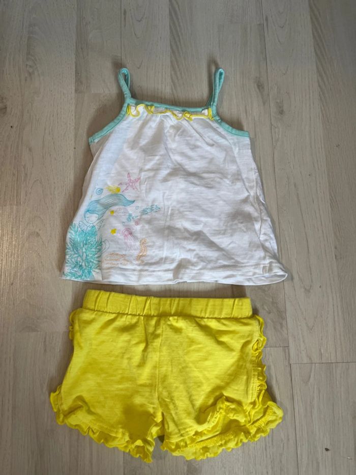 Ensemble été fille 3 mois