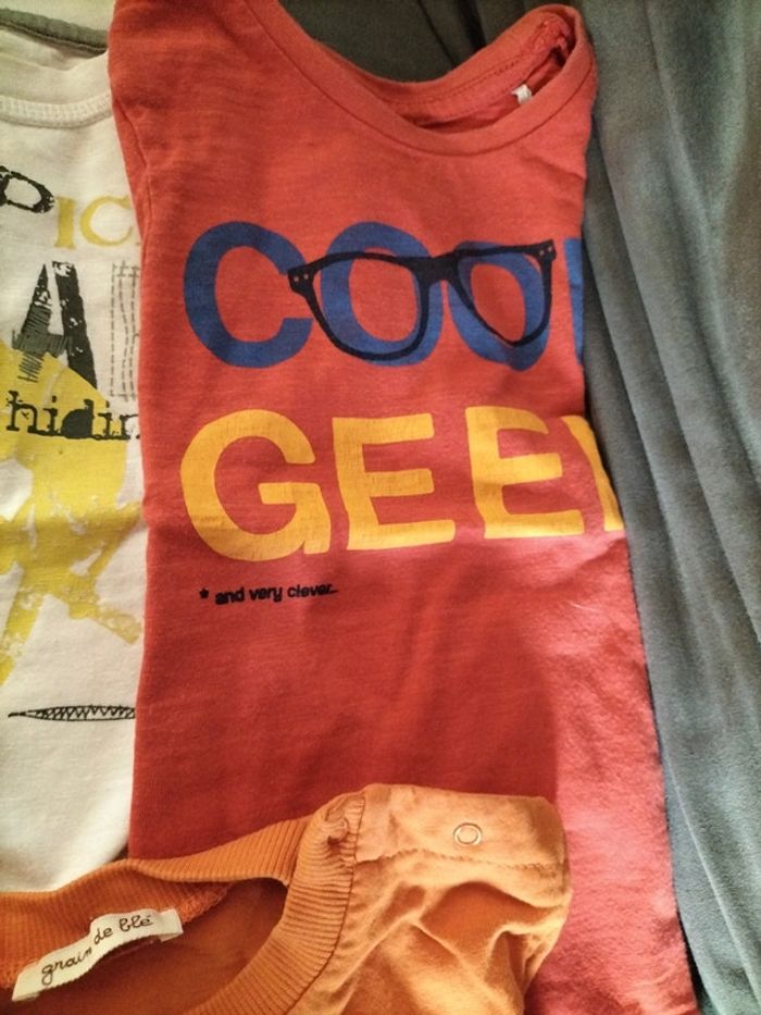 Lot tee shirt garçon manche courte - photo numéro 3