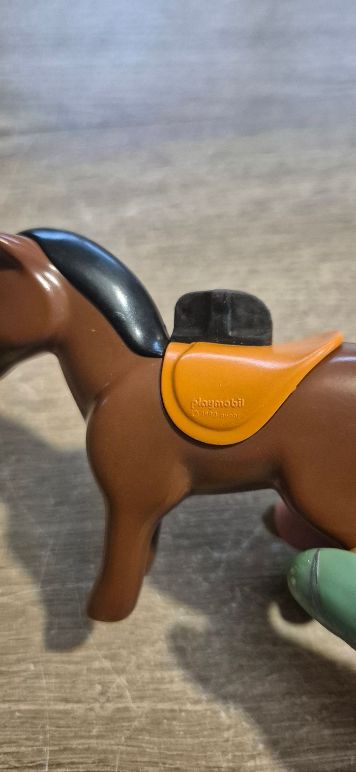 Cheval + personnage Playmobil 1 2 3 - photo numéro 6