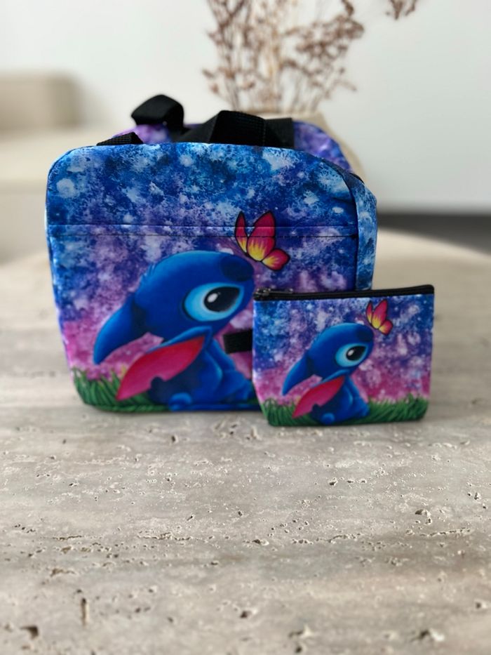 Sac à lunch stitch isotherme avec pochette