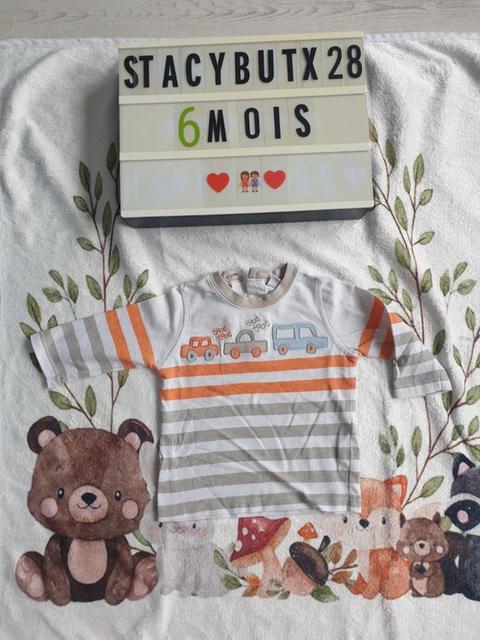 Tee-shirt Manche longue 6 mois garçon