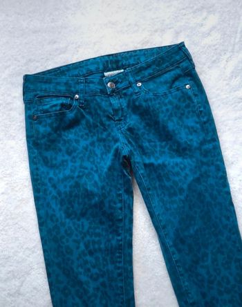 Jean Mango Leopard bleu 38 MNG jeans