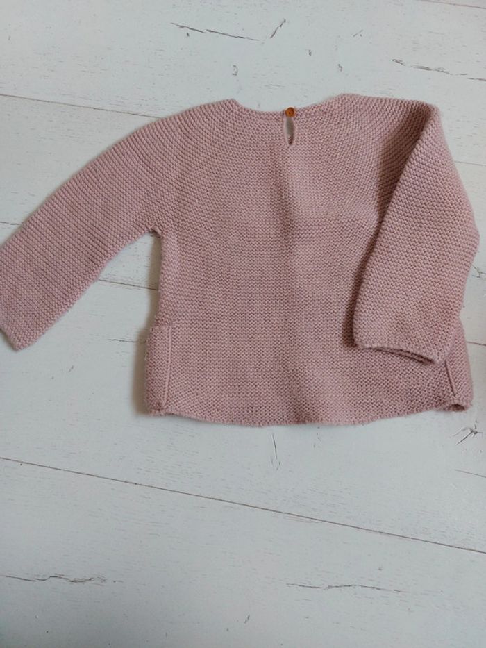 Pull Zara vieux rose Taille 2-3 ans - photo numéro 3