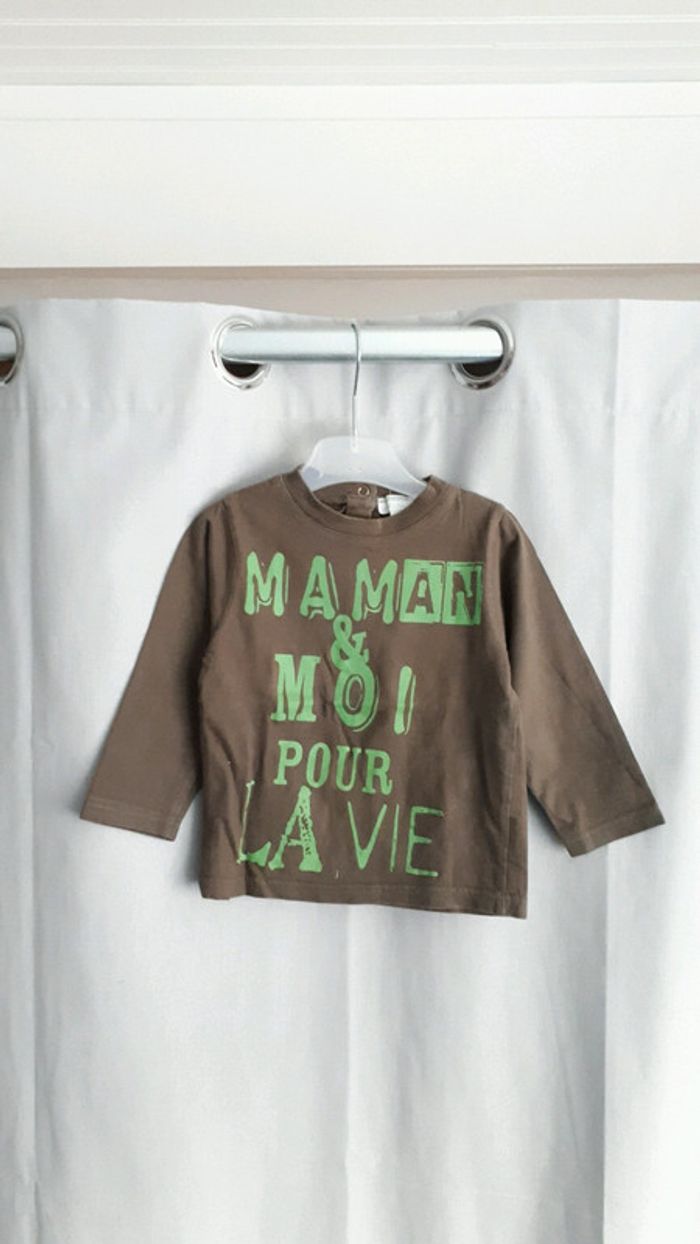 Pull garçon kimbaloo 24mois brun